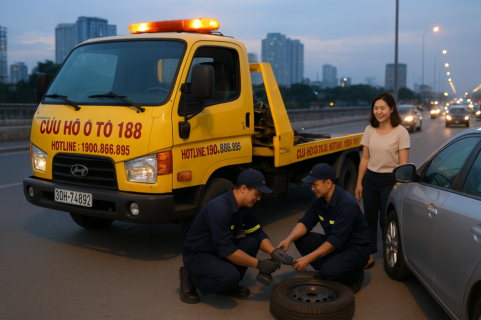 Lợi ích vượt trội cứu hộ lốp ô tô 188 Mỹ Đình 2 nhanh chóng chuyên nghiệp