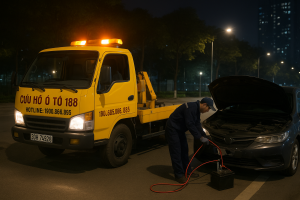 Dịch vụ cứu hộ ắc quy ô tô Mỹ Đình 2 - Nam Từ Liêm - Hà Nội kích bình tận nơi