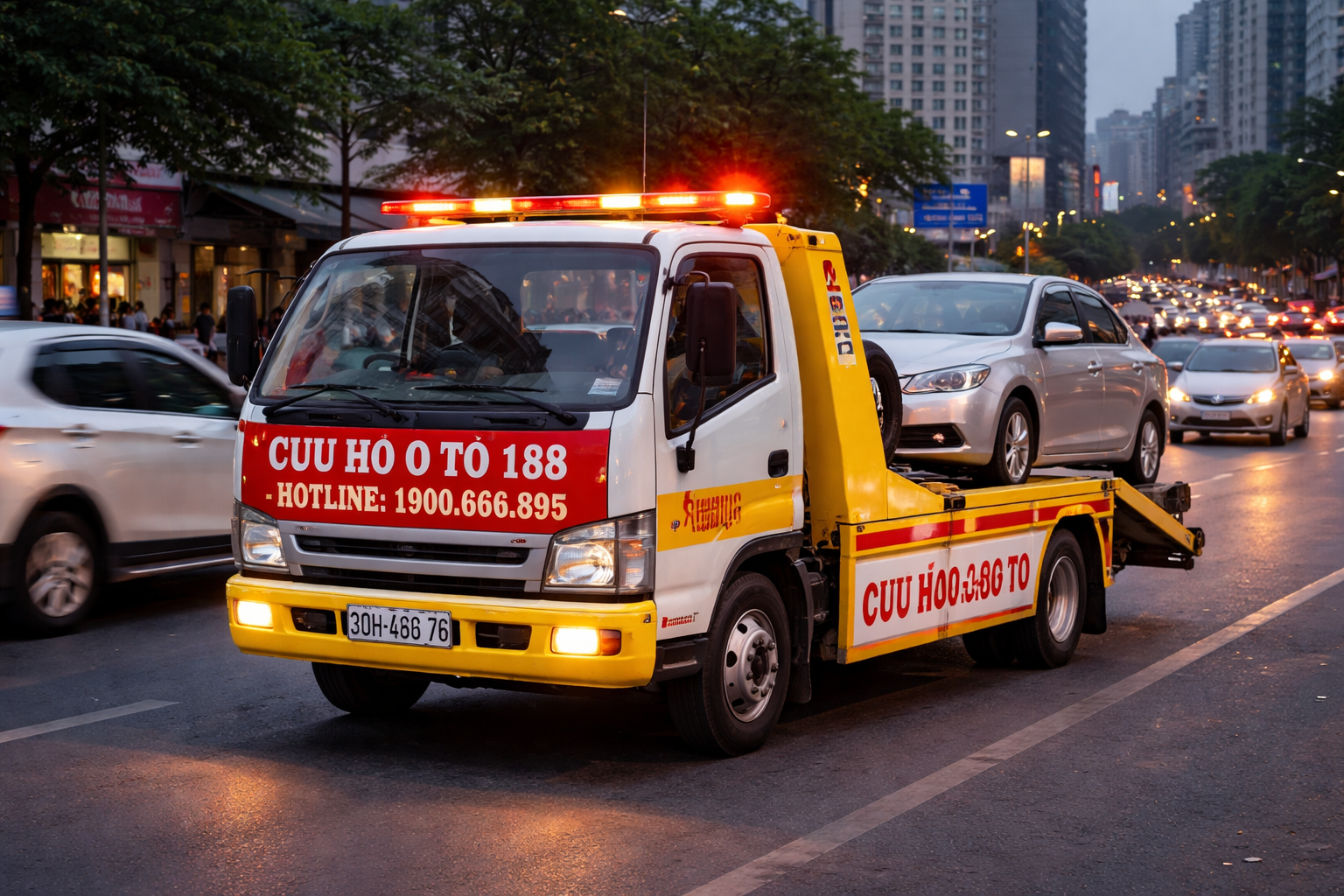 Xe cứu hộ ô tô Phương Canh khẩn cấp Nam Từ Liêm Hà Nội hotline 1900.866.895