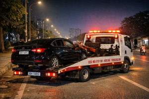 Xe cứu hộ ô tô Phương Canh kéo xe hỏng tại Nam Từ Liêm Hà Nội