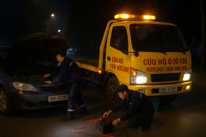 Cứu hộ ắc quy ô tô Tây Mỗ - Nam Từ Liêm - Hà Nội kích bình khẩn cấp