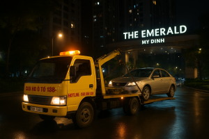 Xe cứu hộ ô tô chuyên nghiệp tại The Emerald Mỹ Đình hỗ trợ khẩn cấp